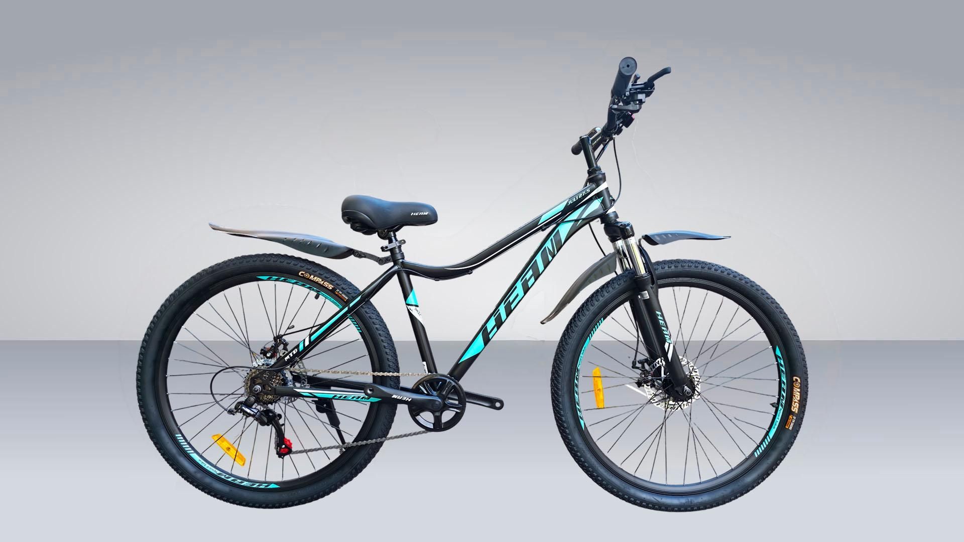 Велосипед HEAM JULI 27.5 Рама сталь, Прямая посадка, Широкое седло, Shimano