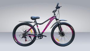Велосипед HEAM JULI 27.5 Рама сталь, Прямая посадка, Широкое седло, Shimano 
